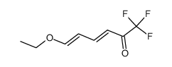 6,6,6-trifluoro-1-ethoxy-1,3-hexadien-5-one Structure