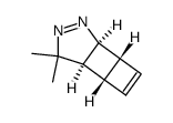 (1α,2β,5β,6α)-9,9-Dimethyl-7,8-diazatricyclo(4.3.0.02,5)nona-3,7-dien Structure