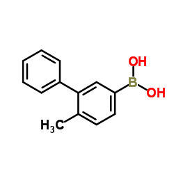4-Methyl-3-phenylbenzenboronic acid结构式