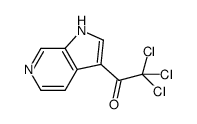 2,2,2-trichloro-1-(1H-pyrrolo[2,3-c]pyridin-3-yl)-ethanone Structure