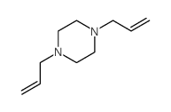 Piperazine,1,4-di-2-propen-1-yl- Structure