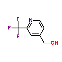 (2-三氟甲基-吡啶-4-基)-甲醇结构式