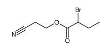 Butanoic acid, 2-bromo-, 2-cyanoethyl ester (9CI)结构式