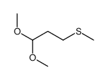 1,1-dimethoxy-3-(methylthio)propane structure