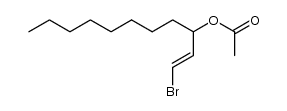 3-acetoxy-1-bromo-1-undecene结构式