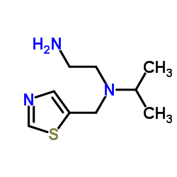 N-Isopropyl-N-(1,3-thiazol-5-ylmethyl)-1,2-ethanediamine结构式