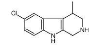 6-chloro-4-methyl-2,3,4,9-tetrahydro-1H-pyrido[3,4-b]indole结构式