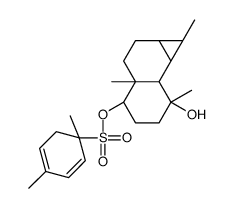 [(1aS,3aS,4S,7R,7aR,7bS)-7-hydroxy-1,3a,7-trimethyl-1a,2,3,4,5,6,7a,7b-octahydro-1H-cyclopropa[a]naphthalen-4-yl] 1,4-dimethylcyclohexa-2,4-diene-1-sulfonate Structure