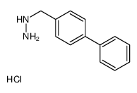 (4-phenylphenyl)methylhydrazine,hydrochloride Structure