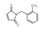 1-[(2-methylphenyl)methyl]pyrrole-2,5-dione Structure