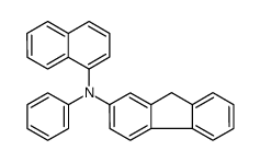N-naphthalen-1-yl-N-phenyl-9H-fluoren-2-amine Structure