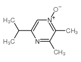 Pyrazine, 2,3-dimethyl-5-(1-methylethyl)-, 1-oxide (9CI) structure