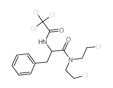 Benzenepropanamide,N,N-bis(2-chloroethyl)-a-[(2,2,2-trichloroacetyl)amino]- picture