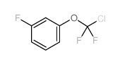 1-(Chlorodifluoromethoxy)-3-fluorobenzene结构式