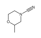 4-Morpholinecarbonitrile,2-methyl-(9CI) Structure