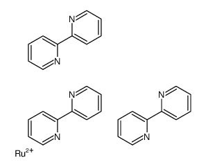 tris(2,2'-bipyridine)ruthenium II structure