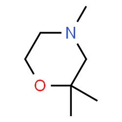 Morpholine, 2,2,4-trimethyl- (9CI) structure