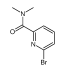 6-bromo-N,N-dimethylpyridine-2-carboxamide结构式