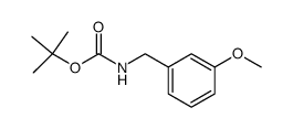 (3-methoxy-benzyl)-carbamic acid tert-butyl ester structure