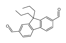 9,9-dipropylfluorene-2,7-dicarbaldehyde结构式