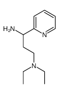 N',N'-diethyl-1-pyridin-2-ylpropane-1,3-diamine结构式