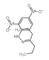 4-Heptanone,2-(2,4-dinitrophenyl)hydrazone structure