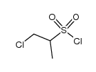1-chloropropane-2-sulfonyl chloride结构式