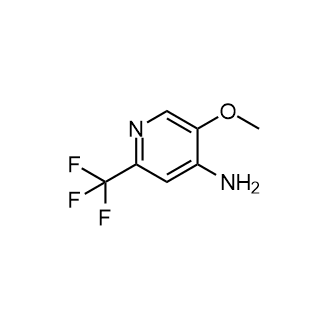 5-Methoxy-2-(trifluoromethyl)pyridin-4-amine Structure