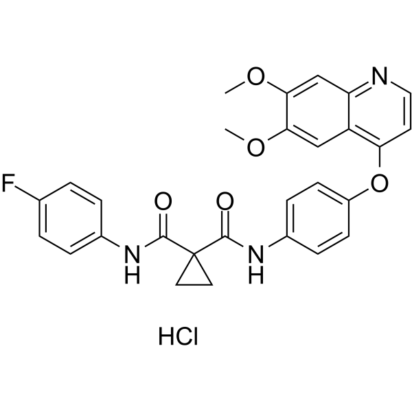 Cabozantinib hydrochloride结构式