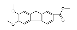 methyl 6,7-dimethoxy-9H-fluorene-2-carboxylate Structure