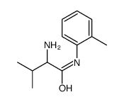 2-amino-3-methyl-N-(2-methylphenyl)butanamide Structure