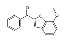 (7-methoxy-1-benzofuran-2-yl)-phenylmethanone结构式