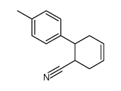 6-(4-methylphenyl)cyclohex-3-ene-1-carbonitrile结构式