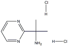 2-(pyrimidin-2-yl)propan-2-amine dihydrochloride Structure