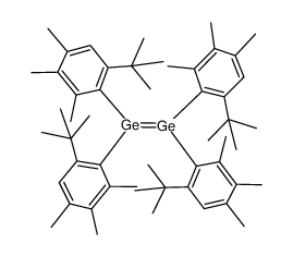 tetrakis(2-tert-butyl-4,5,6-trimethyl-phenyl)digermene结构式