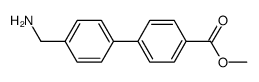 4'-methoxycarbonylbiphenyl-4-methylamine结构式