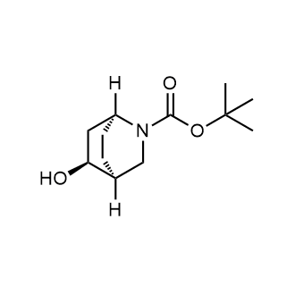 (1S,4S,5S)-tert-Butyl 5-hydroxy-2-azabicyclo[2.2.2]octane-2-carboxylate Structure