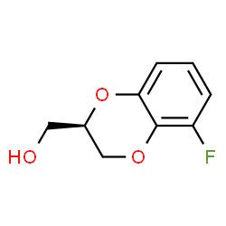 (R)-(5-fluoro-2,3-dihydrobenzo[b][1,4]dioxin-2-yl)Methanol结构式