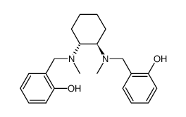 2,2'-[trans-(R,R)-1,2-cyclohexanediylbis(N-methylaminomethyl)]-diphenol Structure