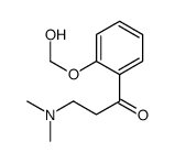 3-(dimethylamino)-1-[2-(hydroxymethoxy)phenyl]propan-1-one结构式