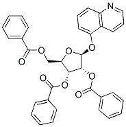 .beta.-D-Ribofuranoside, 5-quinolinyl, 2,3,5-tribenzoate结构式