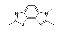 6H-Imidazo[4,5-g]benzothiazole,2,6,7-trimethyl-(8CI)结构式