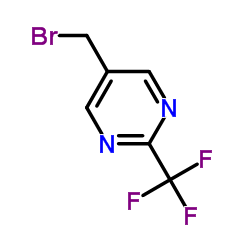 5-(Bromomethyl)-2-(trifluoromethyl)pyrimidine structure