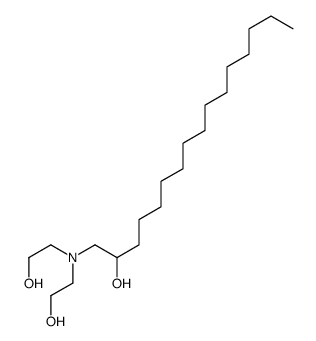 1-[bis(2-hydroxyethyl)amino]hexadecan-2-ol structure