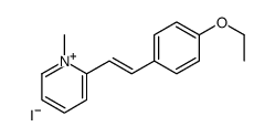 2-[2-(4-ethoxyphenyl)ethenyl]-1-methylpyridin-1-ium,iodide Structure