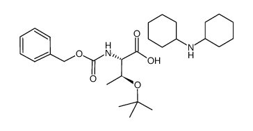 ZO-叔丁基-L-苏氨酸二环己基铵盐结构式