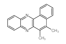 5,6-Dimethylbenz(a)phenazine结构式
