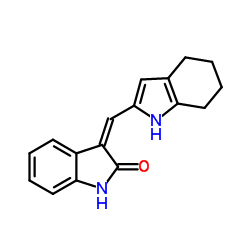 (Z)-3-((4,5,6,7-tetrahydro-1H-indol-2-yl)methylene)indolin-2-one Structure