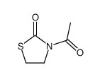 3-acetyl-1,3-thiazolidin-2-one结构式