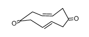 (3E,8Z)-3,8-Cyclodecadiene-1,6-dione结构式